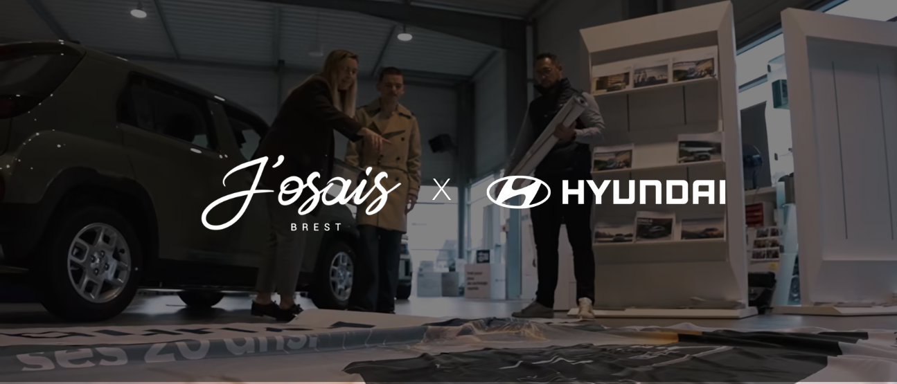 Hyundai Brest x J’OSAIS : Quand l’upcycling devient une expérience client